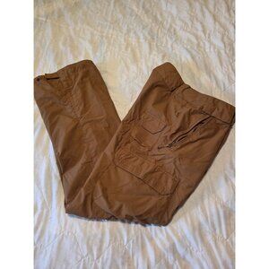 Volcom men's snow pants in a brown or caramel color V-Line Science size M
